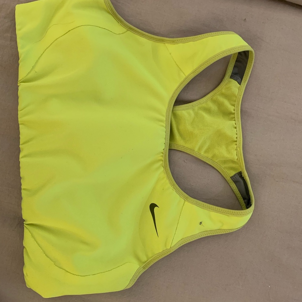 Nike Sport Bra Yellow